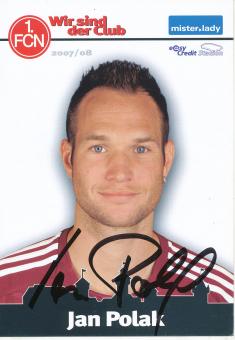 Jan Polak  2007/2008  FC Nürnberg  Fußball Autogrammkarte original signiert 