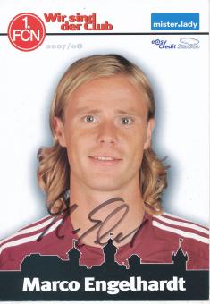 Marco Engelhardt  2007/2008  FC Nürnberg  Fußball Autogrammkarte original signiert 