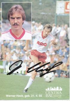 Werner Heck  1982/1983  FC Nürnberg  Fußball Autogrammkarte original signiert 