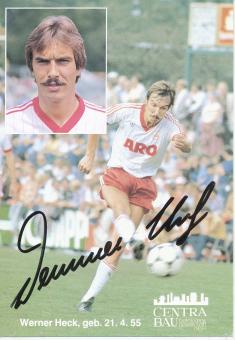 Werner Heck  1982/1983  FC Nürnberg  Fußball Autogrammkarte original signiert 