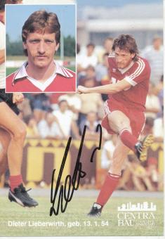 Dieter Lieberwirth  1982/1983  FC Nürnberg  Fußball Autogrammkarte original signiert 