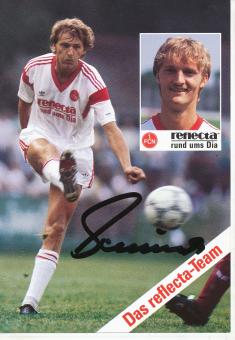 Hans Jürgen Brunner  1987/1988  FC Nürnberg  Fußball Autogrammkarte original signiert 
