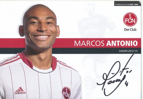 Marcos Antonio   2012/2013  FC Nürnberg  Fußball Autogrammkarte original signiert 