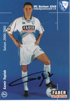 Samir Toplak  2000/2001  VFL Bochum  Fußball Autogrammkarte original signiert 