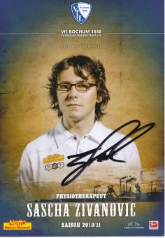 Sascha Zivanovic  2010/2011  VFL Bochum  Fußball Autogrammkarte original signiert 