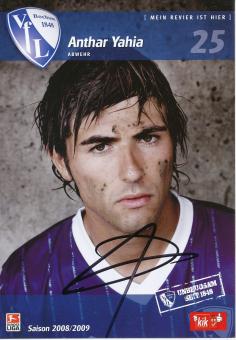 Anthar Yahia  2008/2009  VFL Bochum  Fußball Autogrammkarte original signiert 