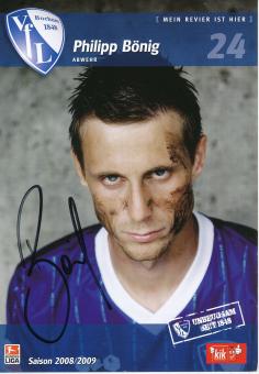 Philipp Bönig  2008/2009  VFL Bochum  Fußball Autogrammkarte original signiert 