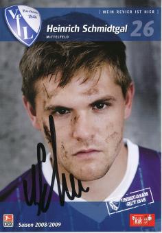 Heinrich Schmidtgal  2008/2009  VFL Bochum  Fußball Autogrammkarte original signiert 