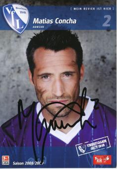 Matias Concha  2008/2009  VFL Bochum  Fußball Autogrammkarte original signiert 
