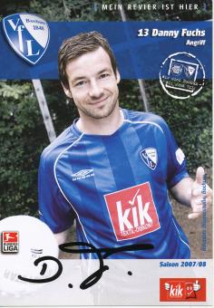 Danny Fuchs  2007/2008  VFL Bochum  Fußball Autogrammkarte original signiert 