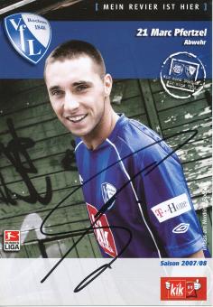 Marc Pfertzel  2007/2008  VFL Bochum  Fußball Autogrammkarte original signiert 