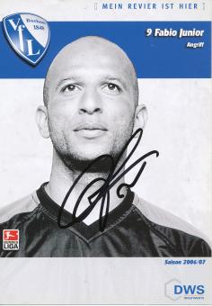 Fabio Junior  2006/2007  VFL Bochum  Fußball Autogrammkarte original signiert 