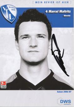 Marcel Maltritz  2006/2007  VFL Bochum  Fußball Autogrammkarte original signiert 