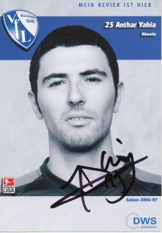 Anthar Yahia  2006/2007  VFL Bochum  Fußball Autogrammkarte original signiert 