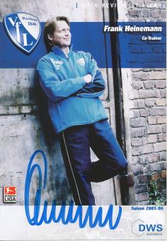 Frank Heinemann  2005/2006  VFL Bochum  Fußball Autogrammkarte original signiert 