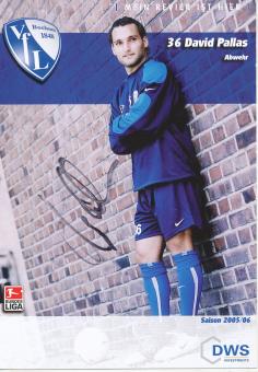 David Pallas  2005/2006  VFL Bochum  Fußball Autogrammkarte original signiert 