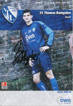 Thomas Rathgeber  2005/2006  VFL Bochum  Fußball Autogrammkarte original signiert 