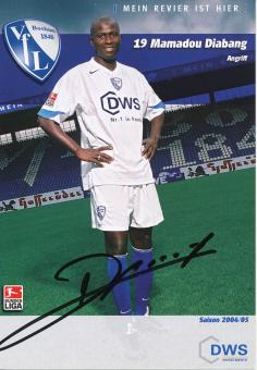 Mamadou Diabang  2004/2005  VFL Bochum  Fußball Autogrammkarte original signiert 