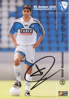 Vahid Hashemian   2001/2002  VFL Bochum  Fußball Autogrammkarte original signiert 