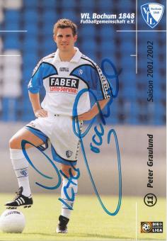 Peter Grauland  2001/2002  VFL Bochum  Fußball Autogrammkarte original signiert 