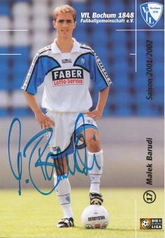 Malek Barudi  2001/2002  VFL Bochum  Fußball Autogrammkarte original signiert 
