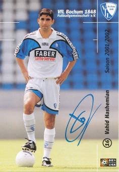 Vahid Hashemian  2001/2002  VFL Bochum  Fußball Autogrammkarte original signiert 