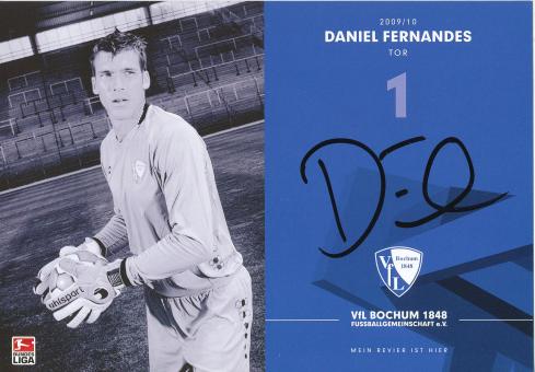 Daniel Fernandes  2009/2010  VFL Bochum  Fußball Autogrammkarte original signiert 