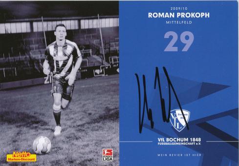 Roman Prokoph  2009/2010  VFL Bochum  Fußball Autogrammkarte original signiert 