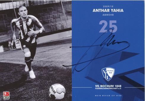 Anthar Yahia  2009/2010  VFL Bochum  Fußball Autogrammkarte original signiert 