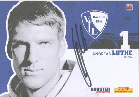 Andreas Luthe  2013/2014  VFL Bochum  Fußball Autogrammkarte original signiert 