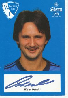 Walter Oswald  1982/1983  VFL Bochum  Fußball Autogrammkarte original signiert 