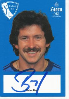 Dieter Bast  1982/1983  VFL Bochum  Fußball Autogrammkarte original signiert 