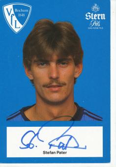 Stefan Pater  1982/1983  VFL Bochum  Fußball Autogrammkarte original signiert 