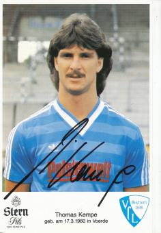 Thomas Kempe  1985/1986  VFL Bochum  Fußball Autogrammkarte original signiert 