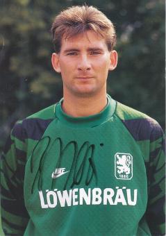 Bernd Meier † 2012   1995/1996  1860 München Fußball Autogrammkarte original signiert 