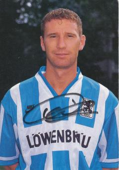 Bernhard Winkler  1995/1996  1860 München Fußball Autogrammkarte original signiert 
