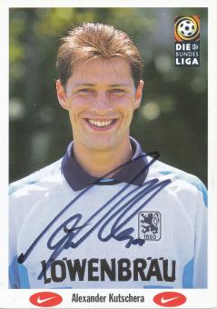 Alexander Kutschera  1996/1997  1860 München Fußball Autogrammkarte original signiert 