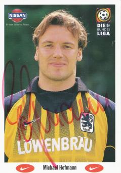 Michael Hofmann  1997/1998  1860 München Fußball Autogrammkarte original signiert 