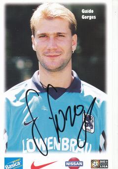 Guido Gorges  1998/1999  1860 München Fußball Autogrammkarte original signiert 