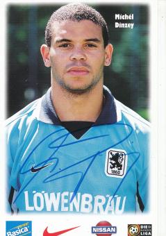 Michel Dinzey  1998/1999  1860 München Fußball Autogrammkarte original signiert 