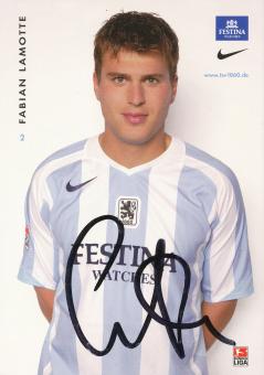 Fabian Lamotte  2005/2006  1860 München Fußball Autogrammkarte original signiert 