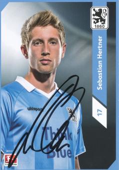 Sebastian Hertner  2013/2014  1860 München Fußball Autogrammkarte original signiert 