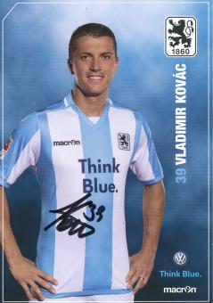 Vladimir Kovac   2015/2016  1860 München Fußball Autogrammkarte original signiert 