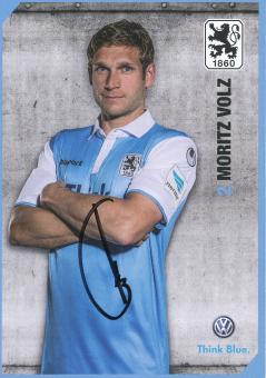 Moritz Volz  2014/2015  1860 München Fußball Autogrammkarte original signiert 
