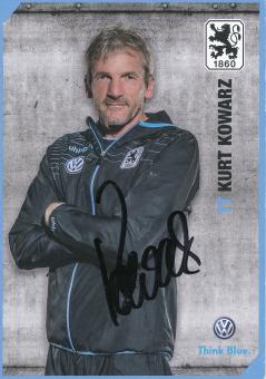 Kurt Kowarz  2014/2015  1860 München Fußball Autogrammkarte original signiert 