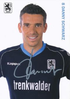 Danny Schwarz  2007/2008  1860 München Fußball Autogrammkarte original signiert 