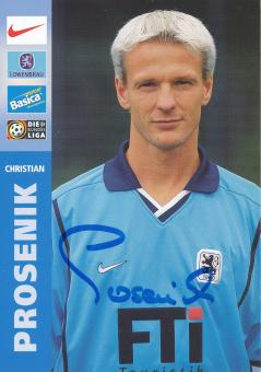 Christian Prosenik  1999/2000  1860 München Fußball Autogrammkarte original signiert 