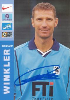 Bernhard Winkler  1999/2000  1860 München Fußball Autogrammkarte original signiert 