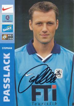 Stephan Passlack  1999/2000  1860 München Fußball Autogrammkarte original signiert 