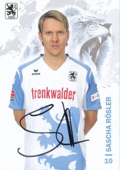 Sascha Rösler  2008/2009  1860 München Fußball Autogrammkarte original signiert 
